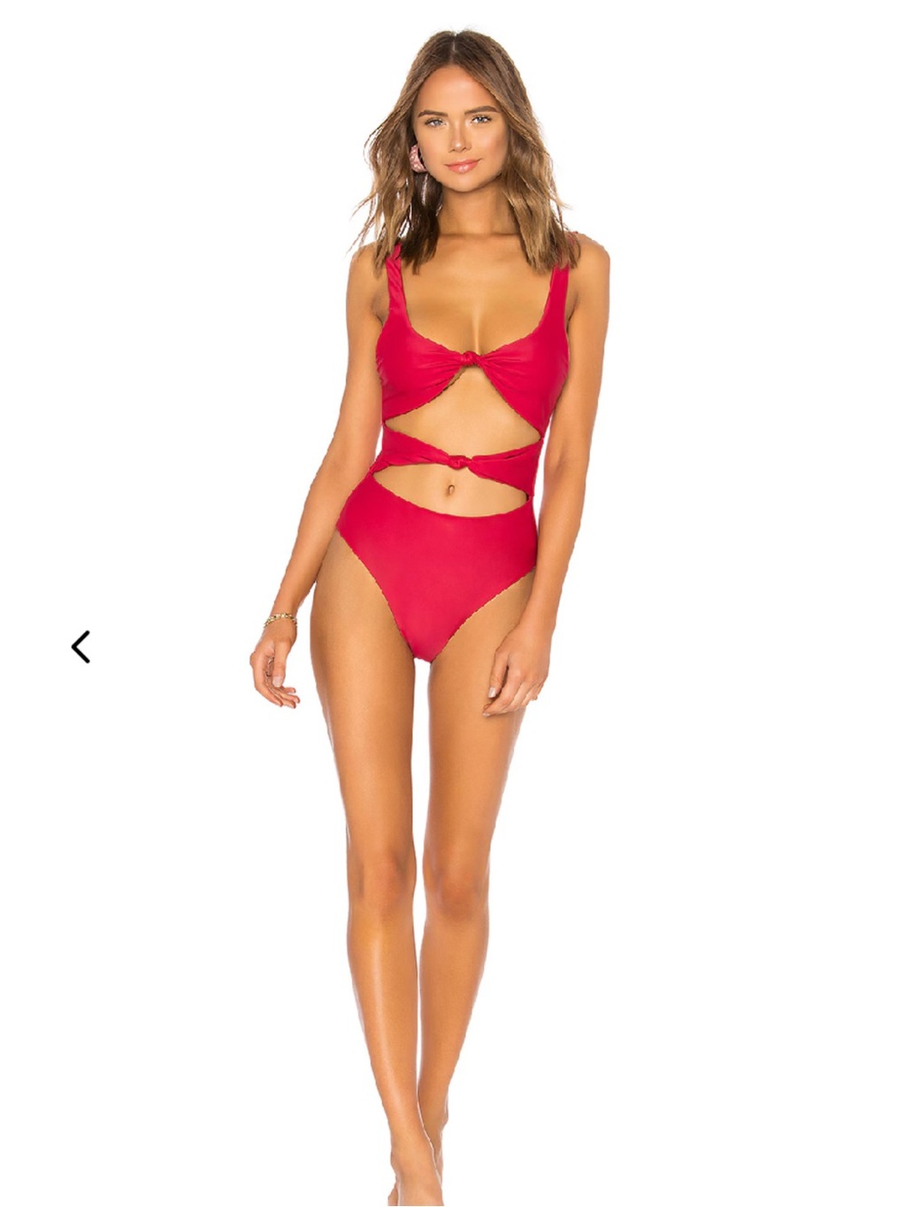 Tularosa Merra One Piece Swimsuit Burgundy Size S NWOT